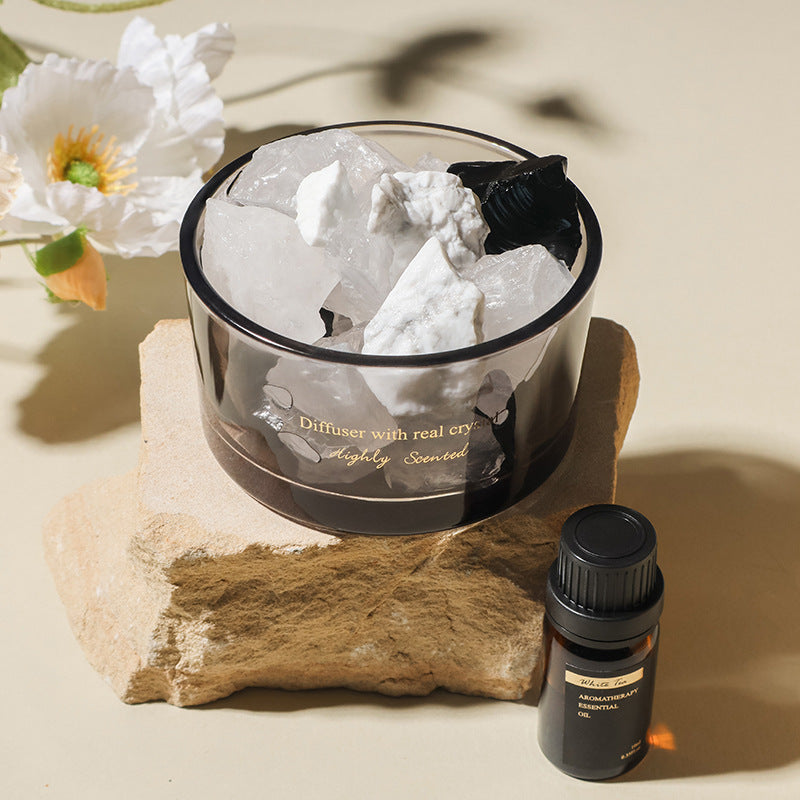 Aroma Diffuser Crystal Stone with Custom Oil (Gift)