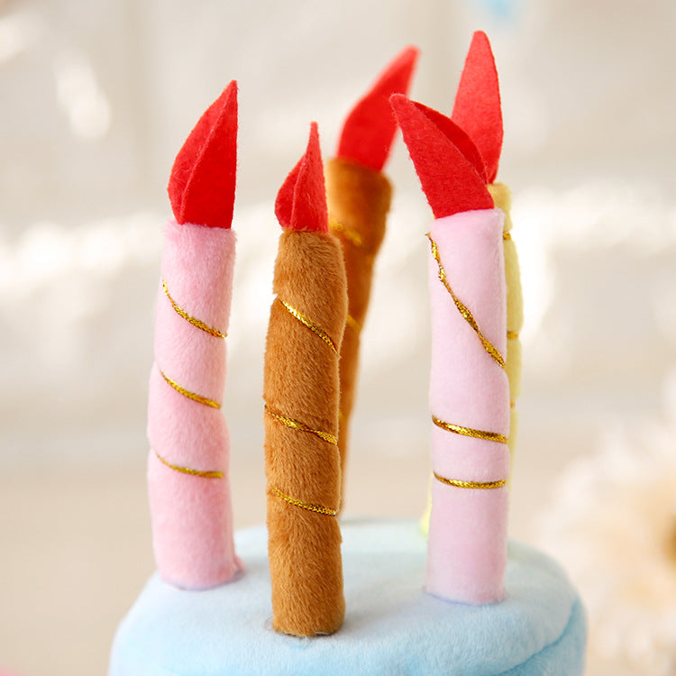 Pet Transformation Hat - Cute Cat Birthday Cake Hat