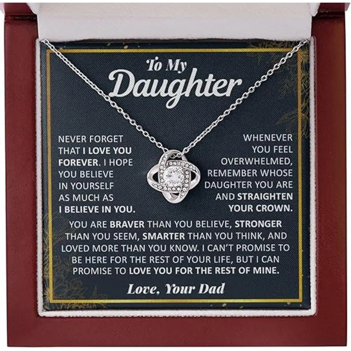 Elegant Heart Clavicle Chain – Gift for Daughter