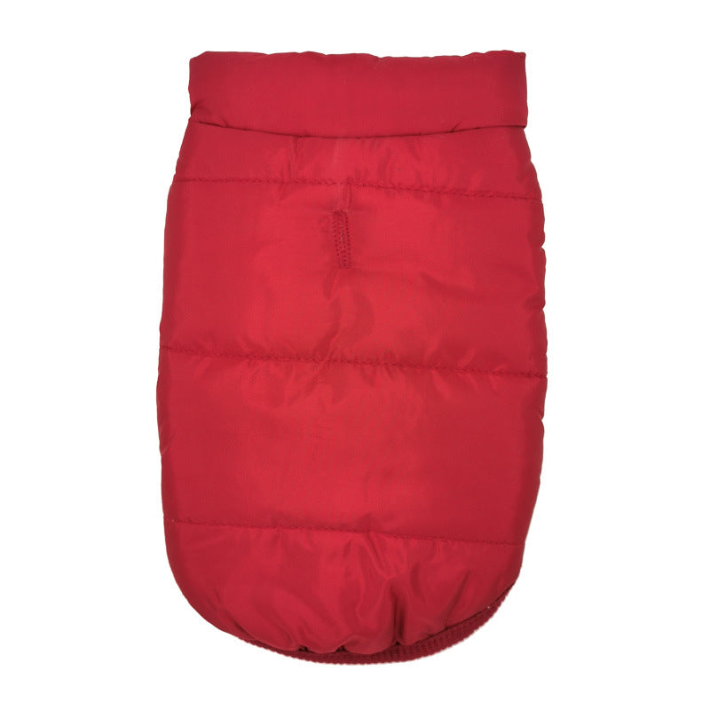 Thickened Warm Cotton Coat Dog Vest for Autumn/Winter