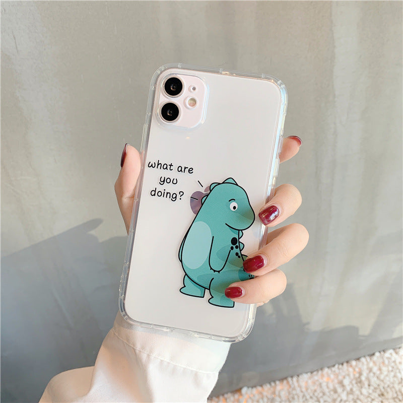 Transparent Airbag Anti-Fall Phone Case for Couples