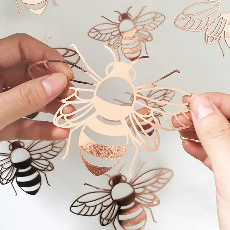 12pcs Removable Bee Wall Stickers for Home Decor