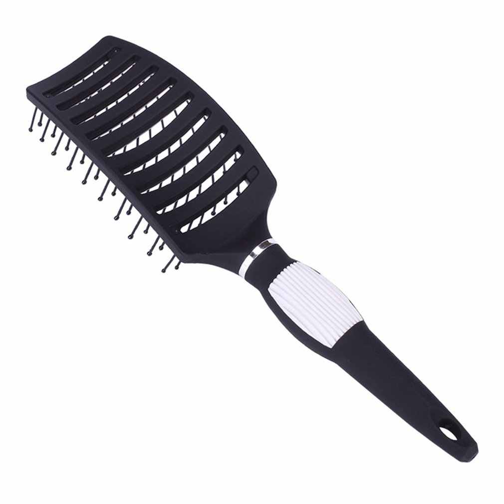 Wide-Tooth Detangling Massage Hair Comb for Smooth Hair