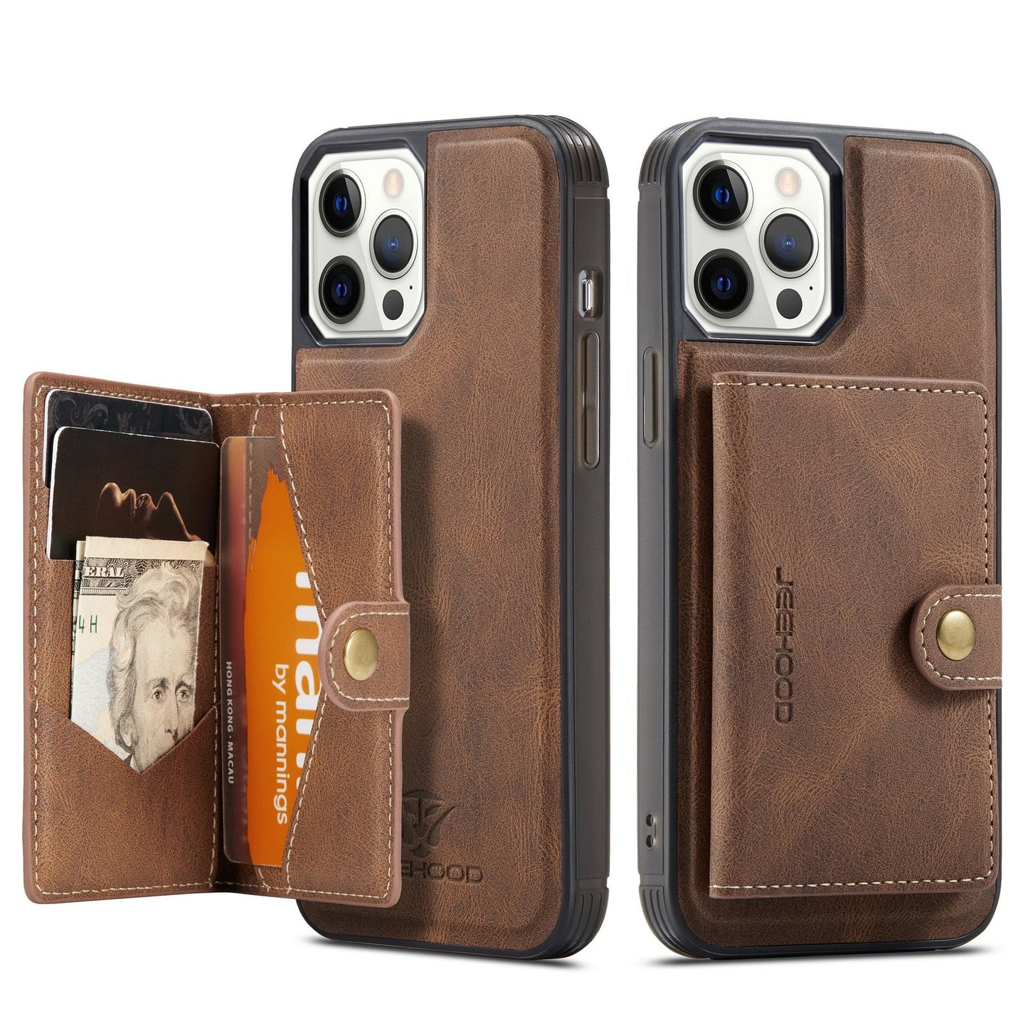 Retro Magnetic Flip Back Phone Cover