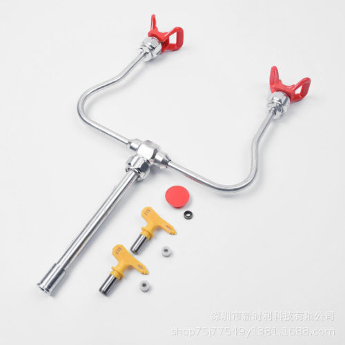 High-Pressure Airless Spray Gun with Extended Wand