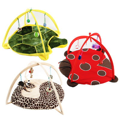Cat Play Bed and Exercise Game Tent for Interactive Fun