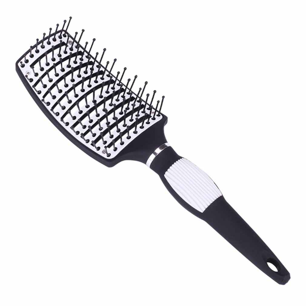 Wide-Tooth Detangling Massage Hair Comb for Smooth Hair