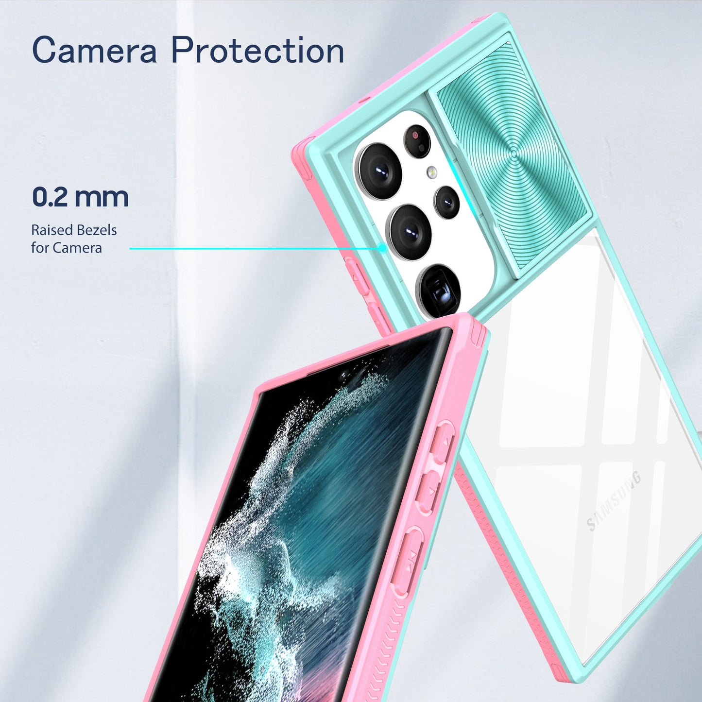 Acrylic Protective Case for Samsung S24 Ultra & iPhone 14 Pro Max