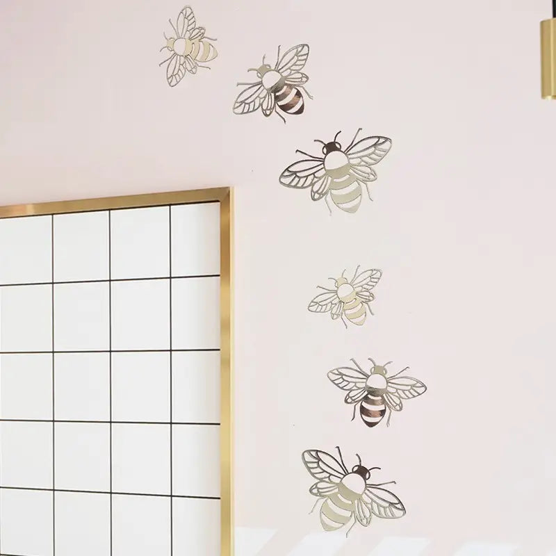 12pcs Removable Bee Wall Stickers for Home Decor