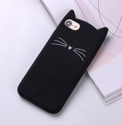 Cat Silicone Phone Case, Protective Cover for Phones