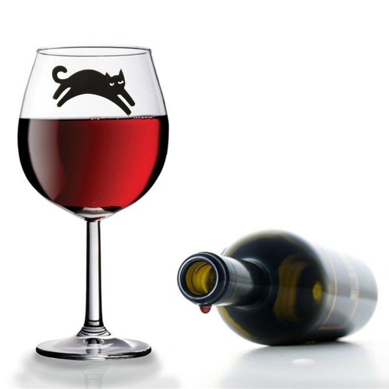 Cat Silicone Drink Markers for Party Glasses