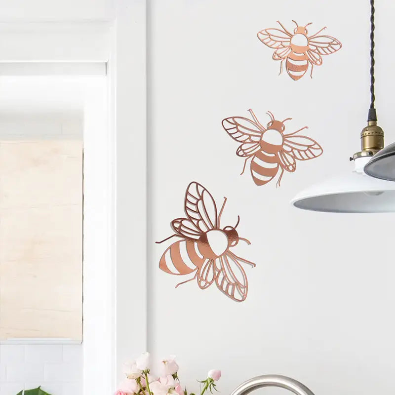 12pcs Removable Bee Wall Stickers for Home Decor