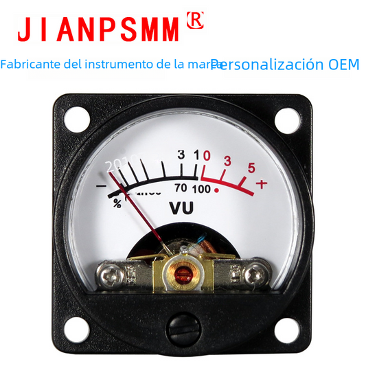 Backlit Level Meter for Amplifier with Accessories