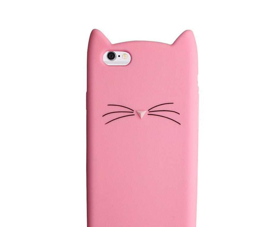 Cat Silicone Phone Case, Protective Cover for Phones