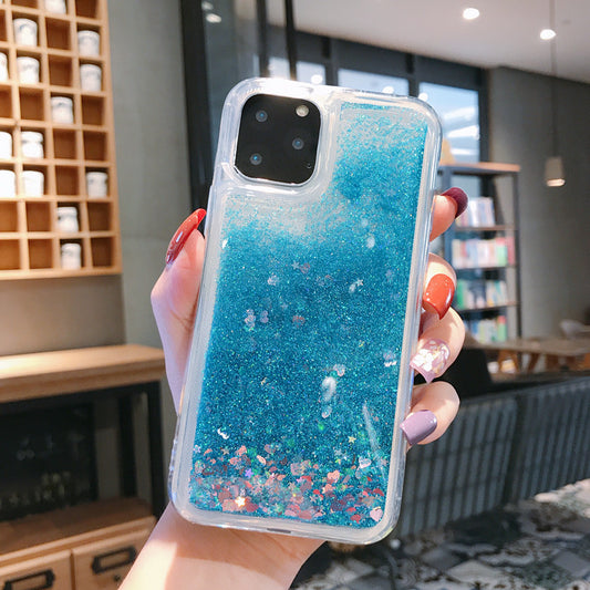 Dynamic Quicksand Shell with Soft Edge Glitter Liquid