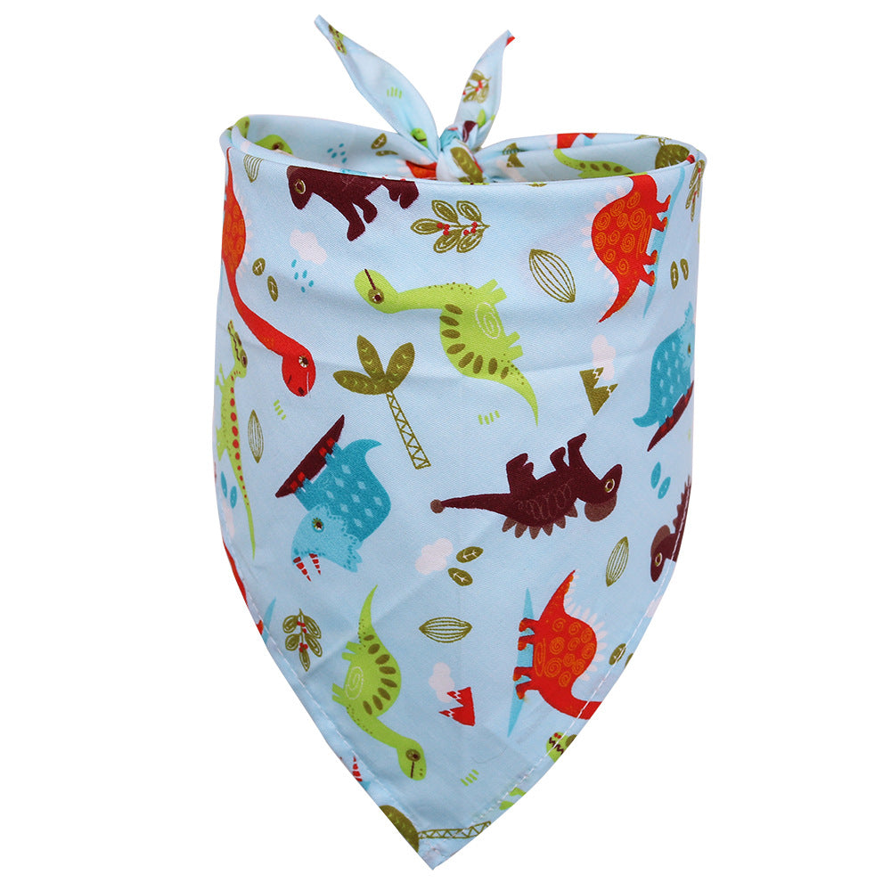 Cotton Triangle Scarf for Dogs (Pet Accessory)