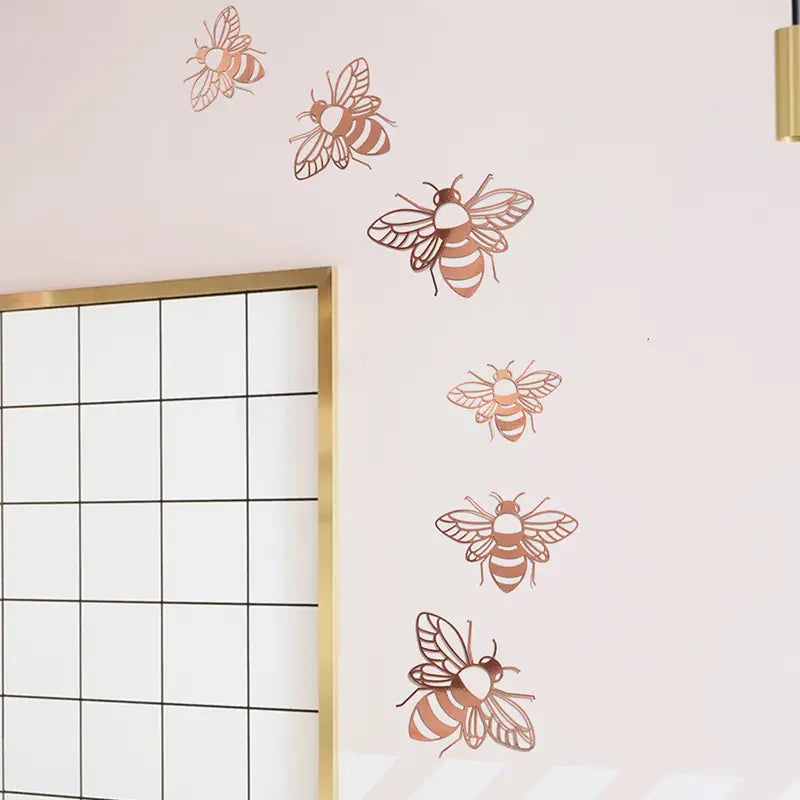 12pcs Removable Bee Wall Stickers for Home Decor