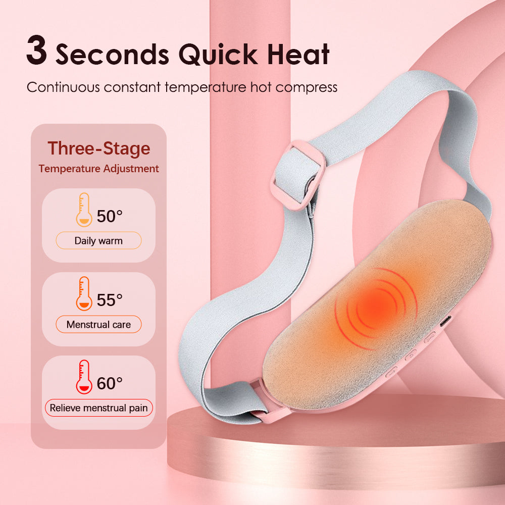 Uterine Heat Belt for Menstrual Pain Relief and Massage