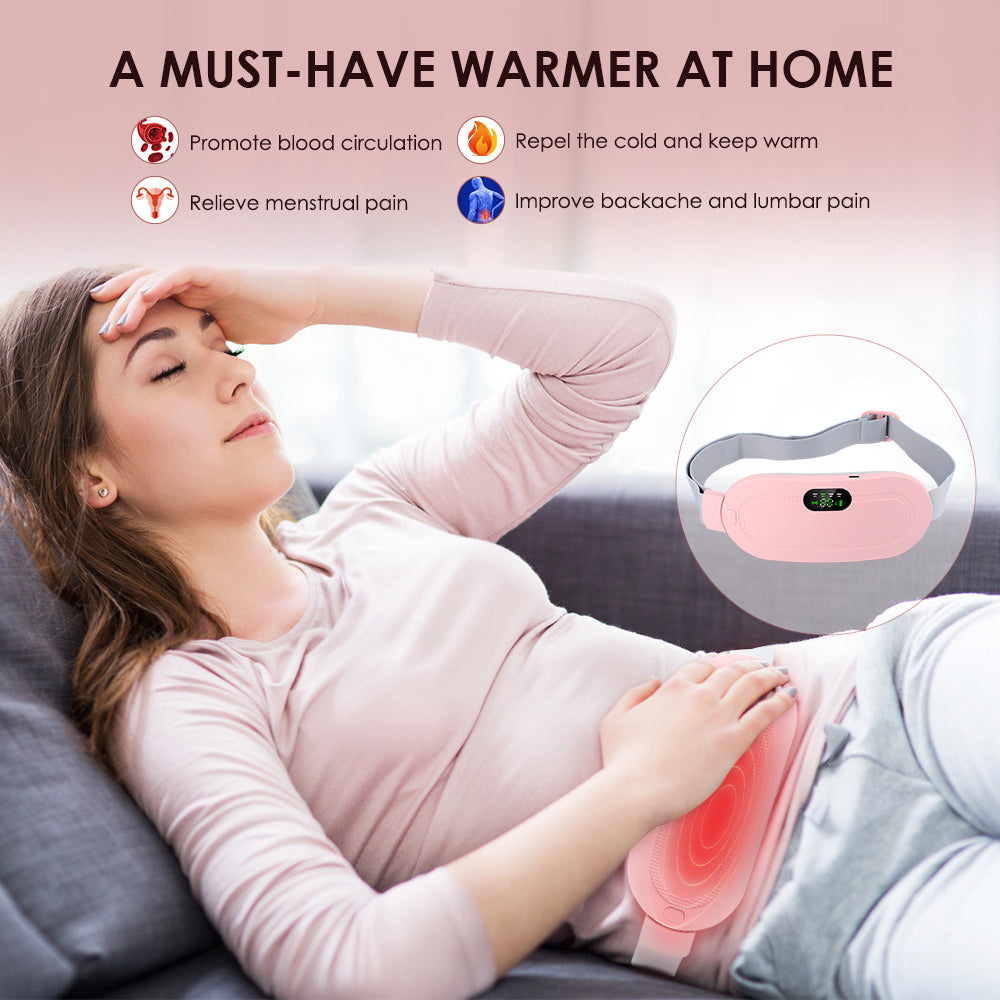 Uterine Heat Belt for Menstrual Pain Relief and Massage