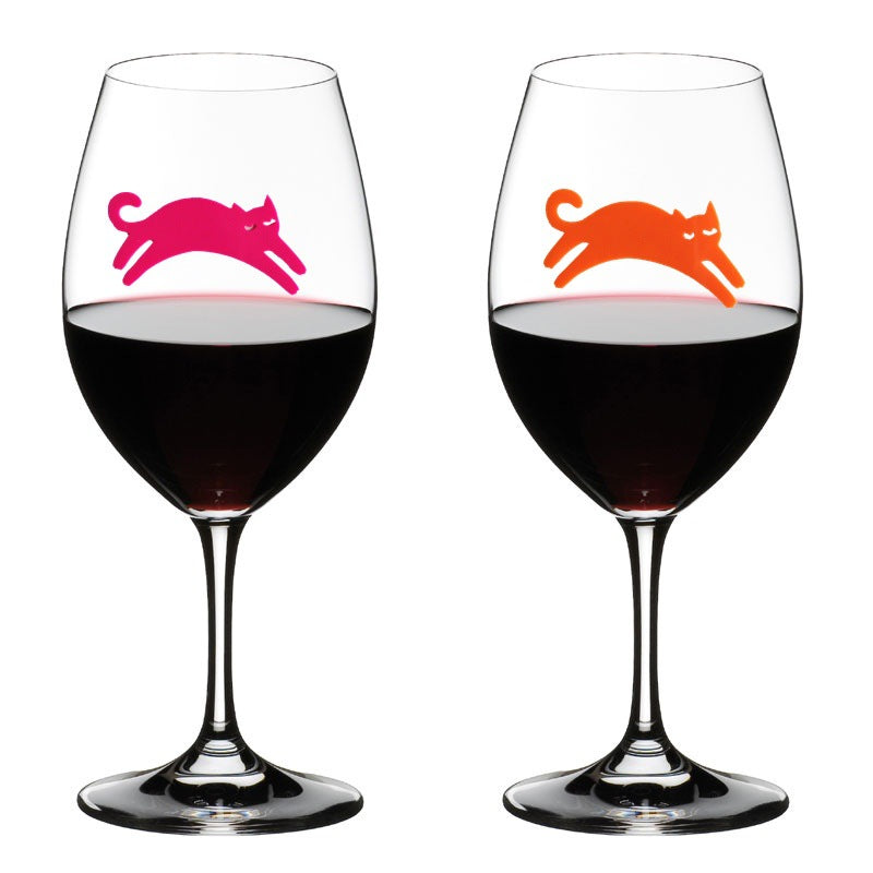 Cat Silicone Drink Markers for Party Glasses
