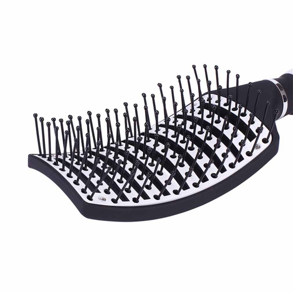 Wide-Tooth Detangling Massage Hair Comb for Smooth Hair