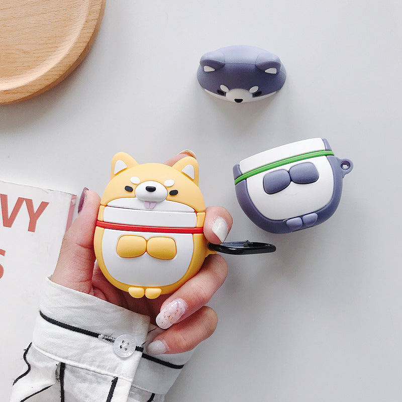 Cute Shiba Inu Earphone Case - Bluetooth Protector