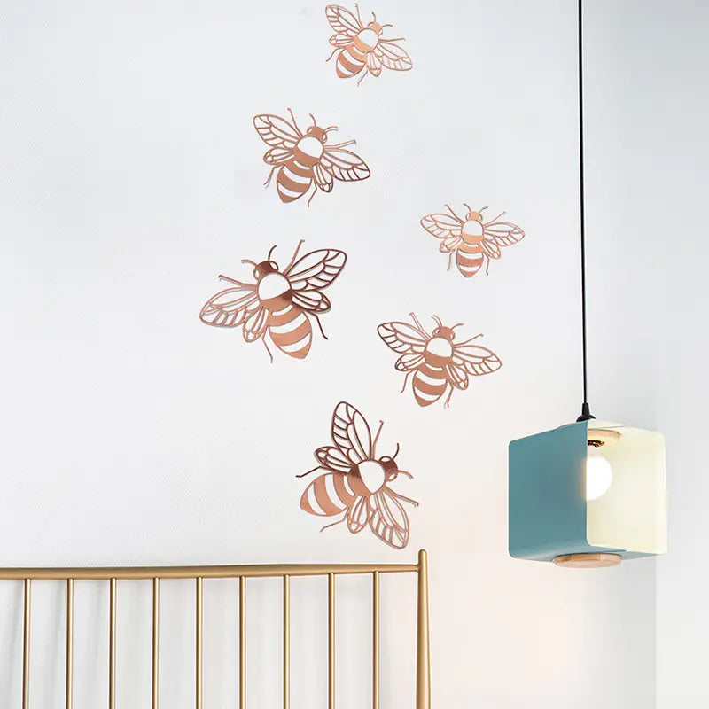 12pcs Removable Bee Wall Stickers for Home Decor