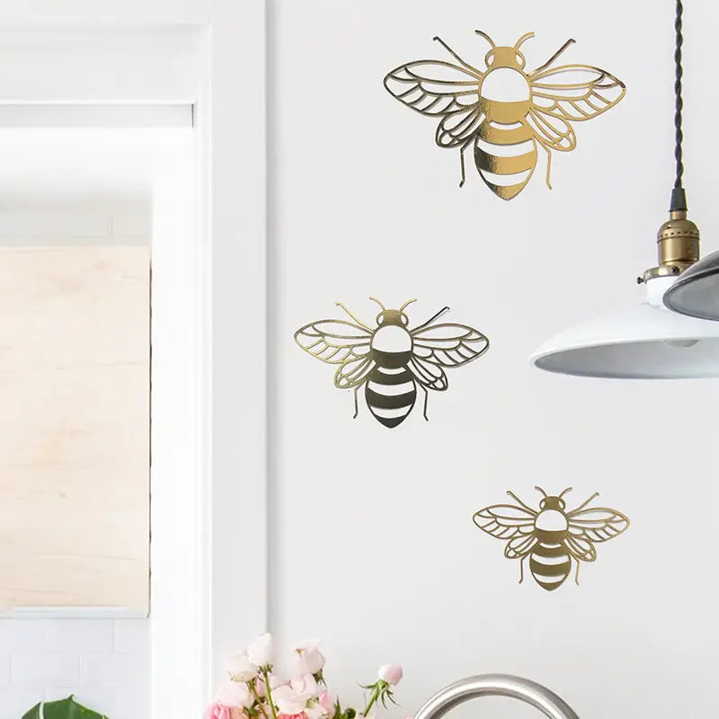 12pcs Removable Bee Wall Stickers for Home Decor