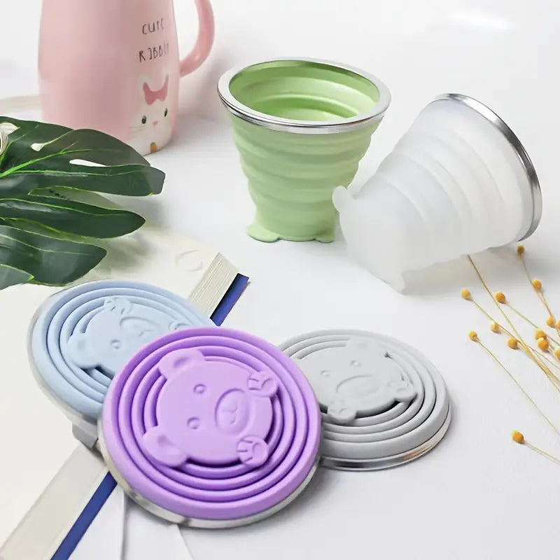 300ml Foldable Portable Water Cup for Outdoors