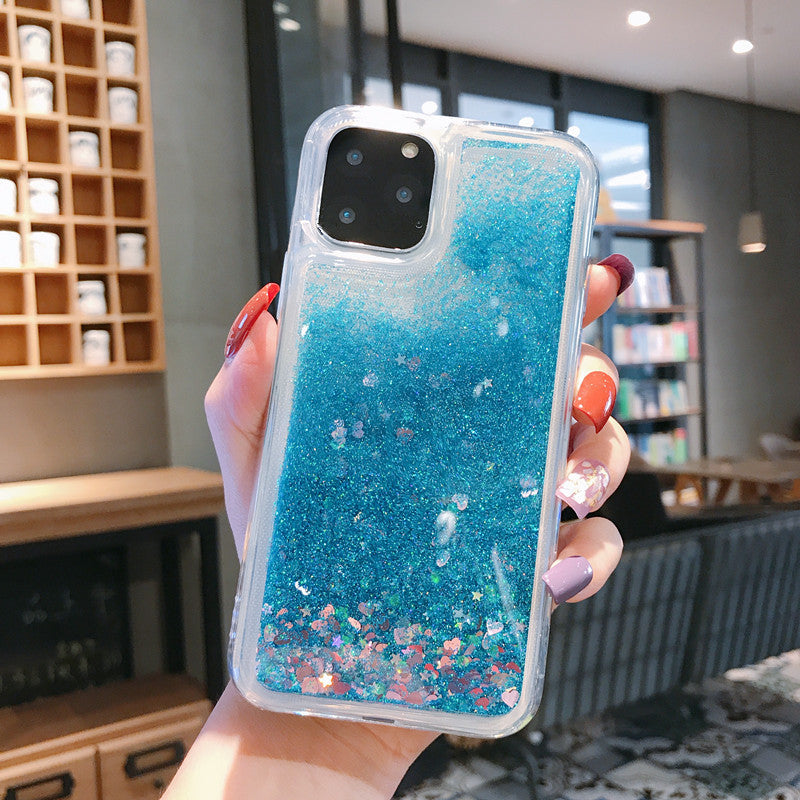 Dynamic Quicksand Shell with Soft Edge Glitter Liquid