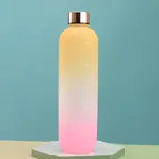 32oz Gradient Color Sports Water Bottle with Time Marker