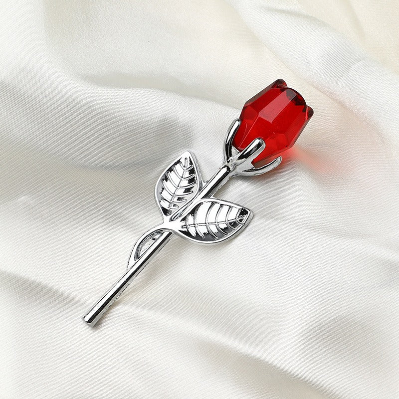 Crystal Metal Rose Gift