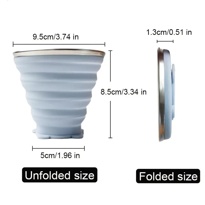 300ml Foldable Portable Water Cup for Outdoors