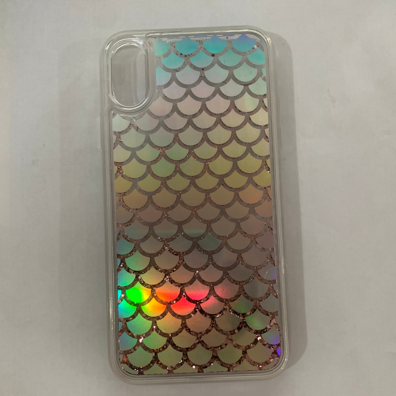 Iridescent Fish Scale Phone Case for iPhone Xs Max